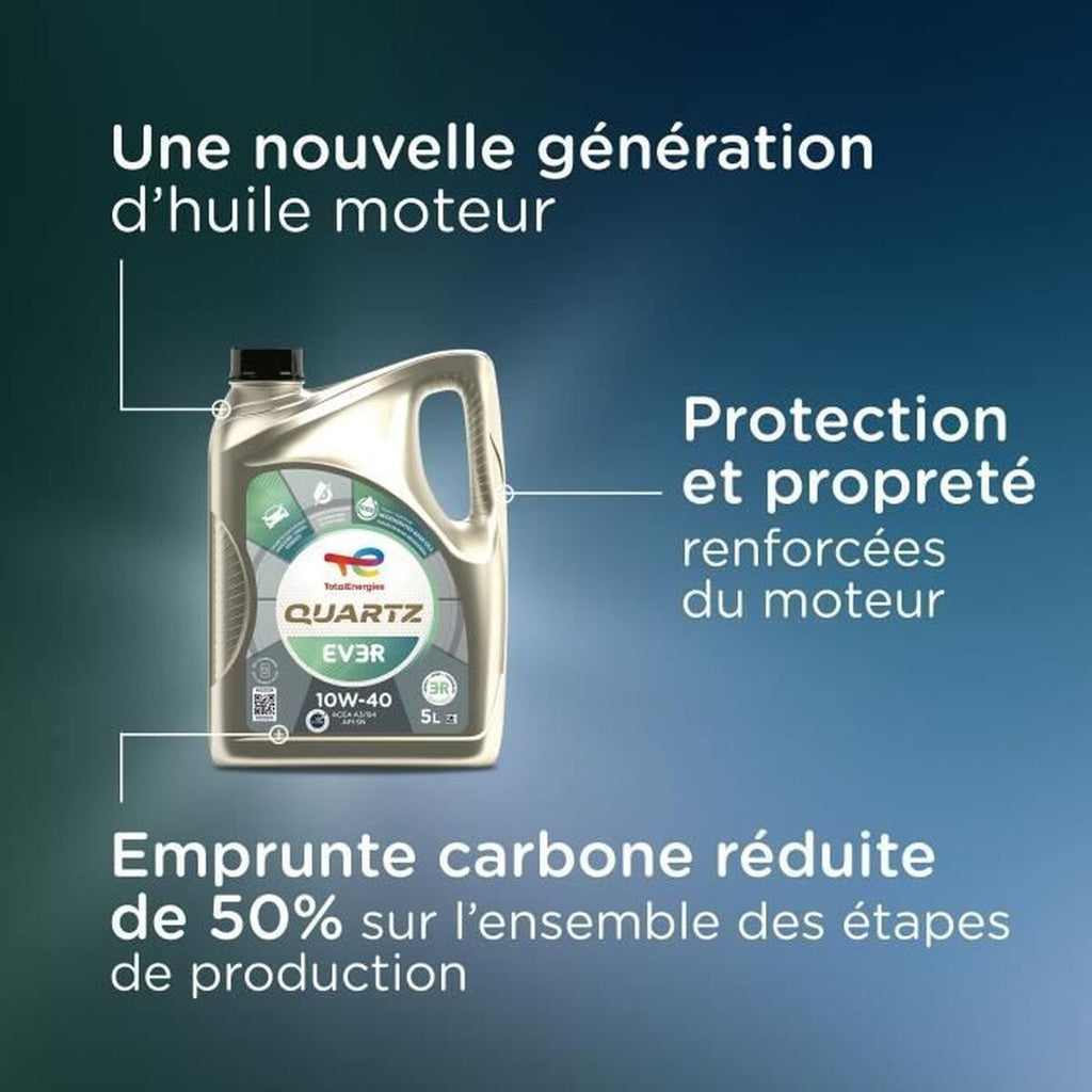Car Motor Oil Totalenergies Quartz EV3R 10W40 5 L