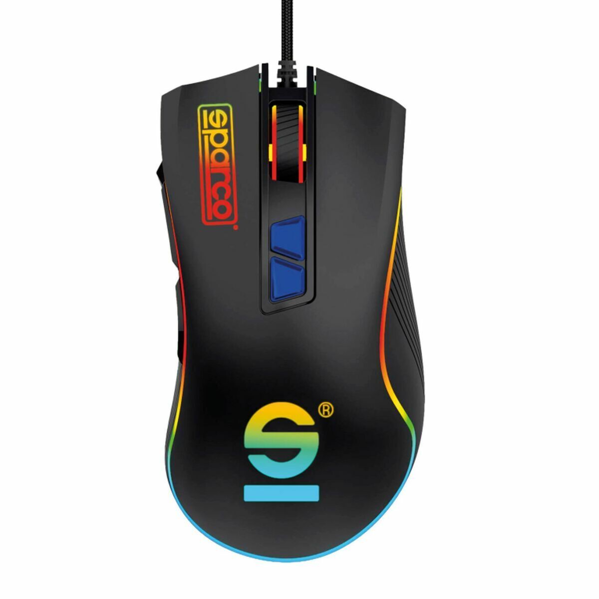 Mouse Sparco SPMOUSEPRO Black 1,5 m