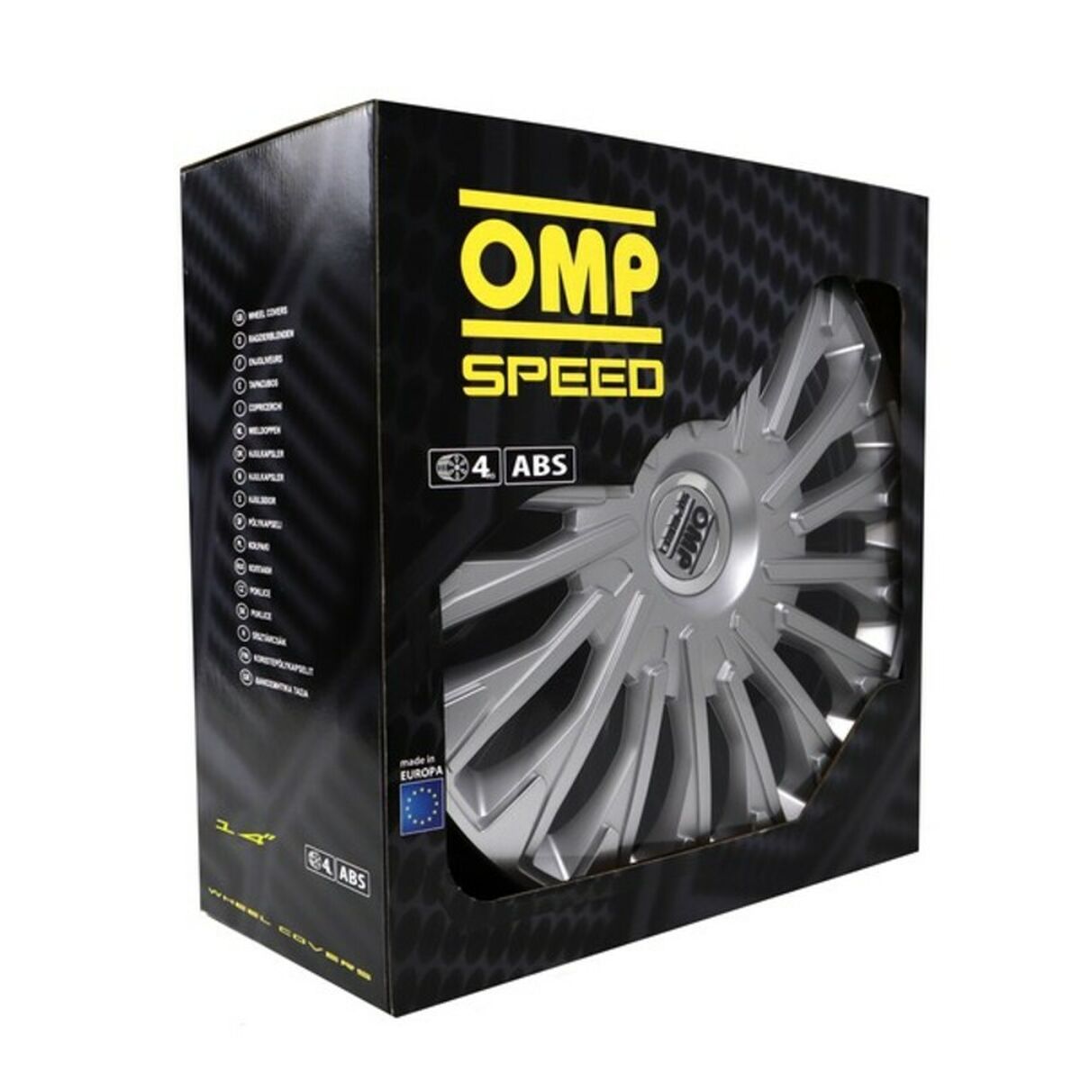 Radkappe OMP Stinger Speed ​​Silber 14" (4 Stück)