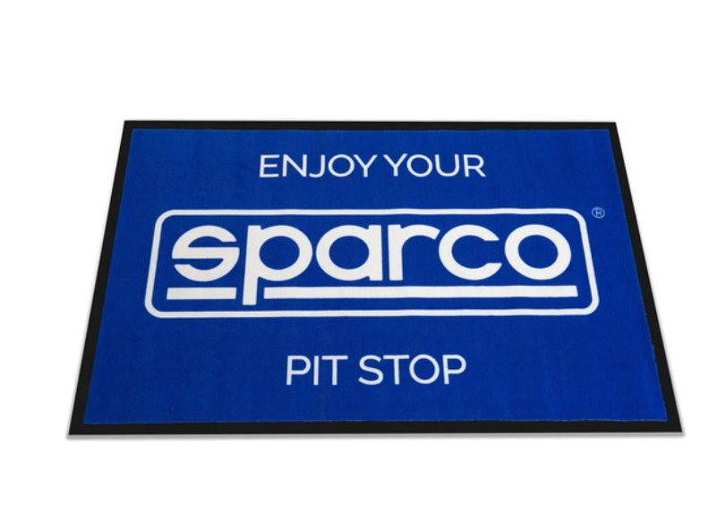 Carpet Sparco Enjoy your pit stop Blue
