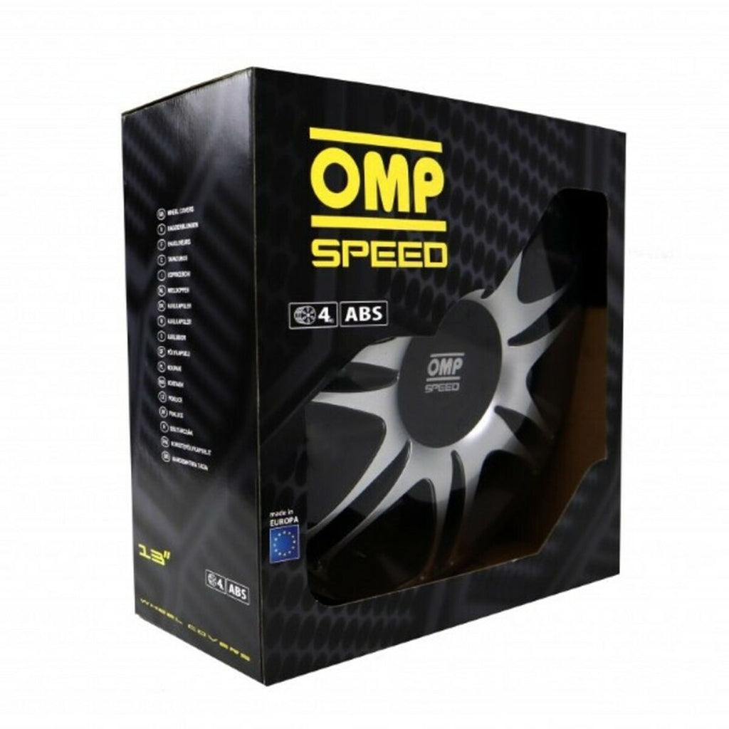 Wieldop OMP Ghost Speed ​​Zwart Zilver 13" (4 stuks)